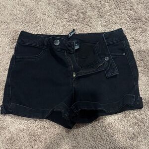 d. jeans Black Jean Shorts